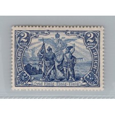 ALEMANIA 1905 Yv 93a ESTAMPILLA CON 26 x 17 PERFORACIONES NUEVA MINT RARISIMA Y DE LUJO 350 EUROS